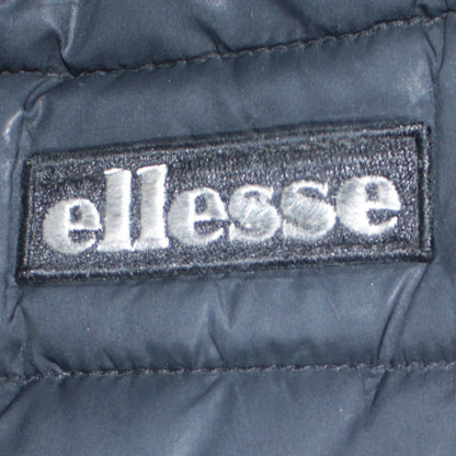 Ellesse Women's Black Hooded Puffer Jacket Size 6 Regular Fit