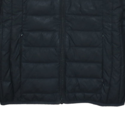 Ellesse Women's Black Hooded Puffer Jacket Size 6 Regular Fit
