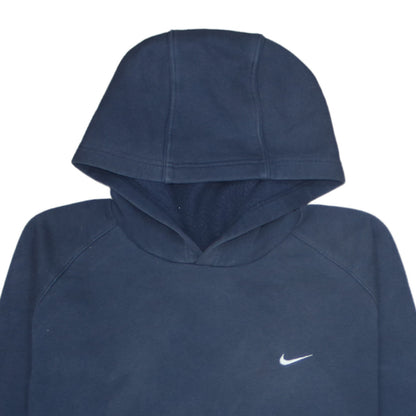 Nike Boys Blue Pullover Fleece Hoodie L 14-15 Years Regular Fit