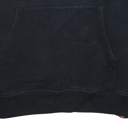 The North Face Men's Black Pullover Hoodie L Logo Cotton Fleece
