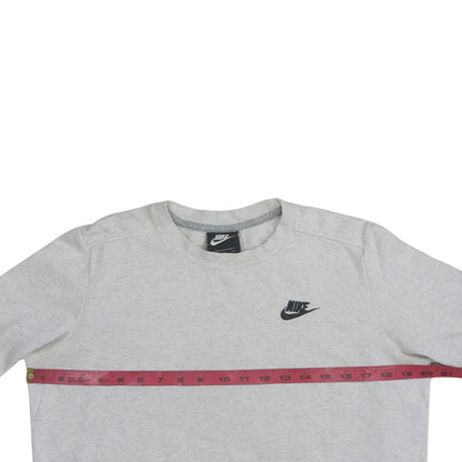 Nike Men's Grey Small Pullover Crew Neck Sweatshirt