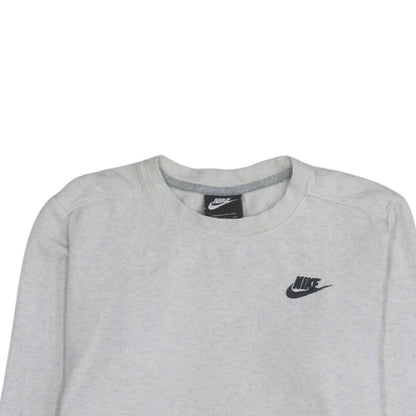 Nike Men's Grey Small Pullover Crew Neck Sweatshirt
