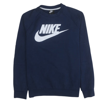 Nike Men's Blue Crew Neck Pullover Sweatshirt M Regular Fit
