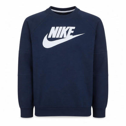 Nike Men's Blue Crew Neck Pullover Sweatshirt M Regular Fit