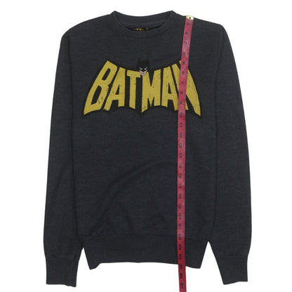 Batman Men's Black Graphic Pullover Sweatshirt XS