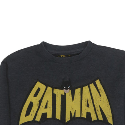 Batman Men's Black Graphic Pullover Sweatshirt XS