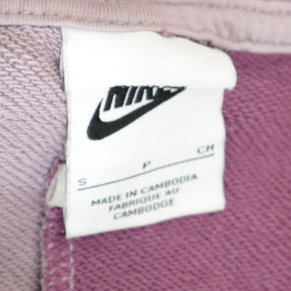 Nike Womens Purple Two Tone Crew Neck Pullover Sweatshirt Size S
