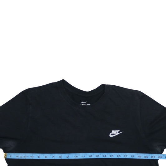 Nike Men's Black L Crew Neck Cotton Logo Classic T-Shirt