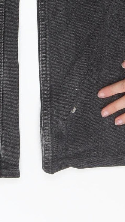 Levi's 501 Men's Black Straight Fit Denim Jeans 36W 32L Vintage