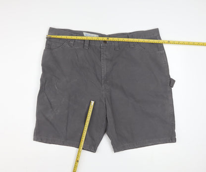 Wrangler Men's Grey Cotton Cargo Carpenter Shorts Size 44