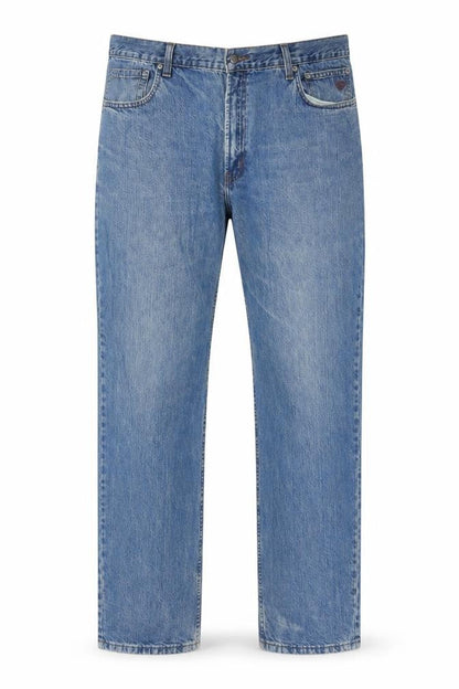 Harley-Davidson Men's Blue 40x34 Straight Leg Denim Jeans
