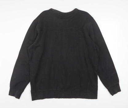 Reebok Men's Black XL Pullover Crew Neck Sweatshirt