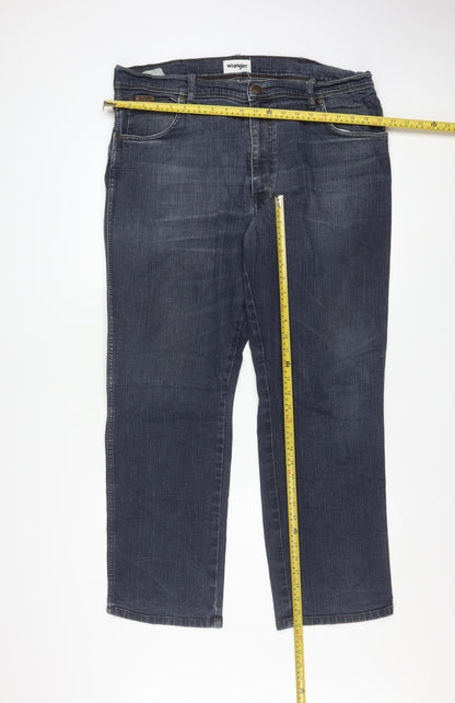 Wrangler Men's Blue Straight Leg Texas Regular Fit Jeans W38 L30