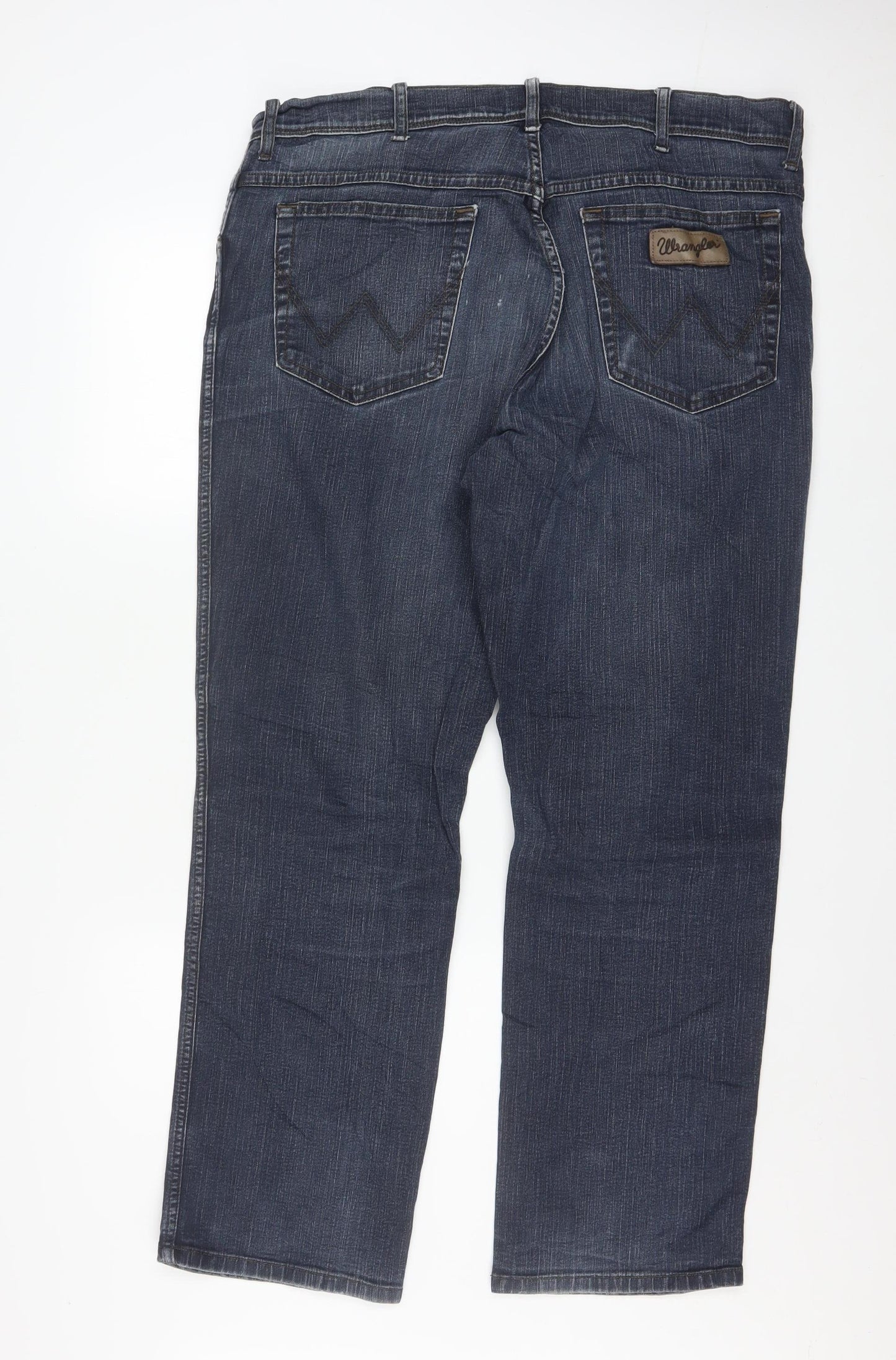 Wrangler Men's Blue Straight Leg Texas Regular Fit Jeans W38 L30