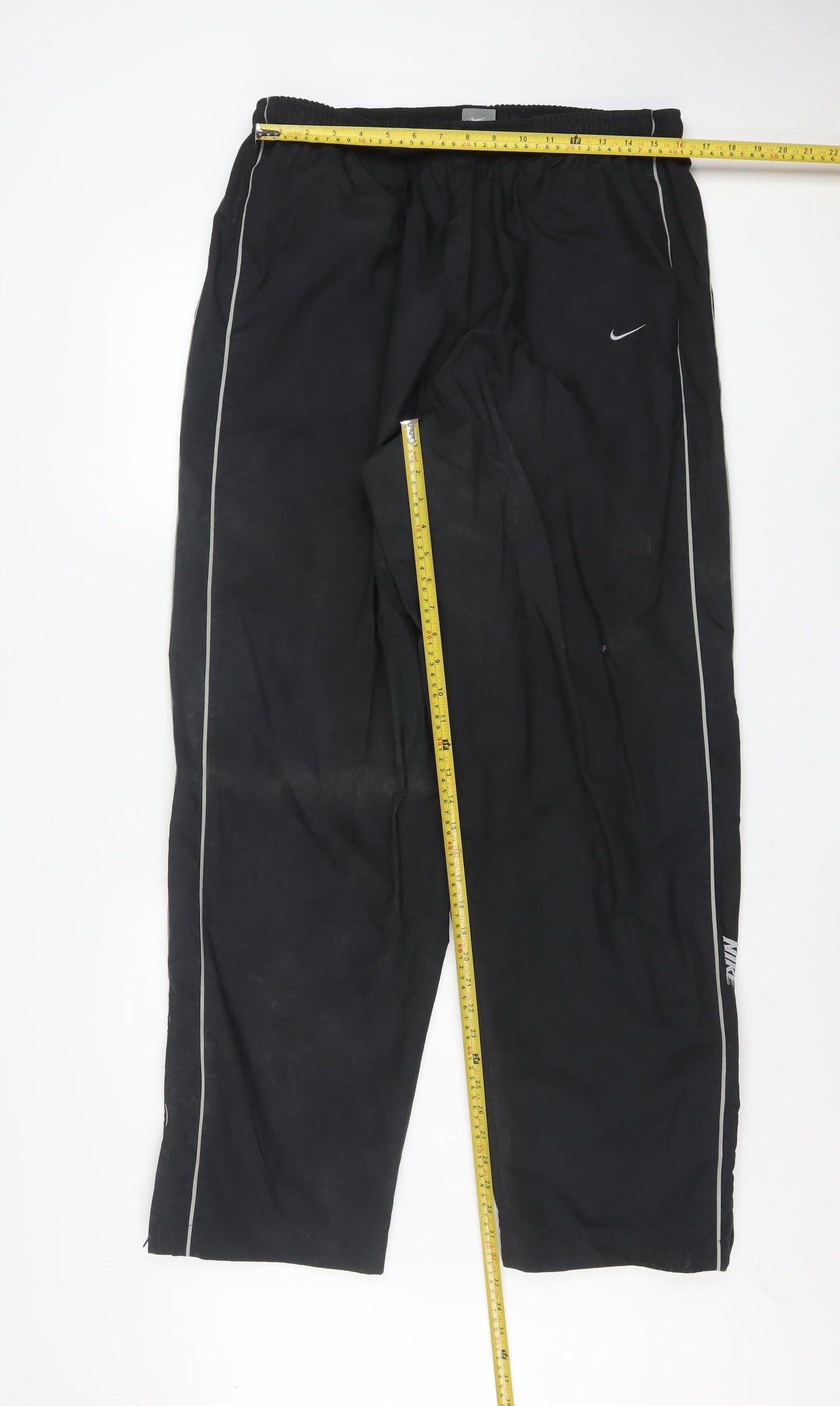 Nike Men's Black 2XL Track Pants Woven Polyester Activewear Trousers