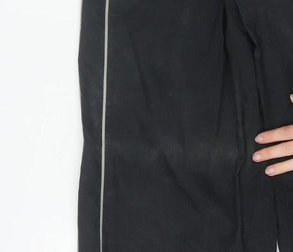 Nike Men's Black 2XL Track Pants Woven Polyester Activewear Trousers