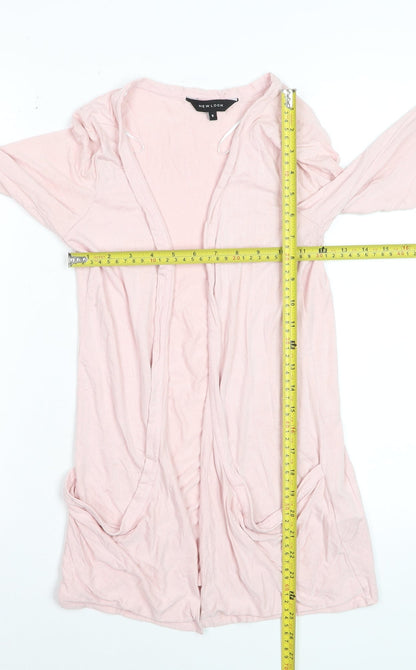 New Look Women's Pink Size 8 Lightweight Long Sleeve Cardigan