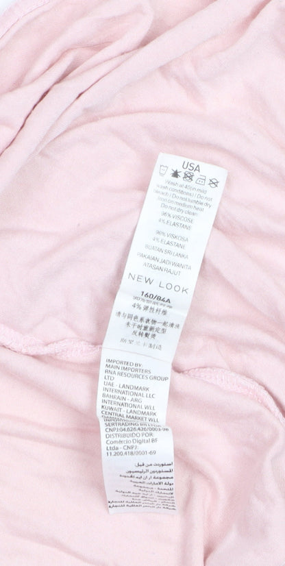 New Look Women's Pink Size 8 Lightweight Long Sleeve Cardigan