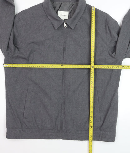 Marks and Spencer Men’s Grey Wool Blend Bomber Jacket XL