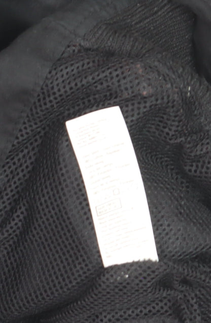 Burton London Men's Black L Bomber Jacket Cotton Nylon