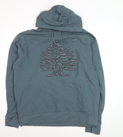 Springfield Men’s Green 2XL Pullover Hoodie with Embroidered Logo