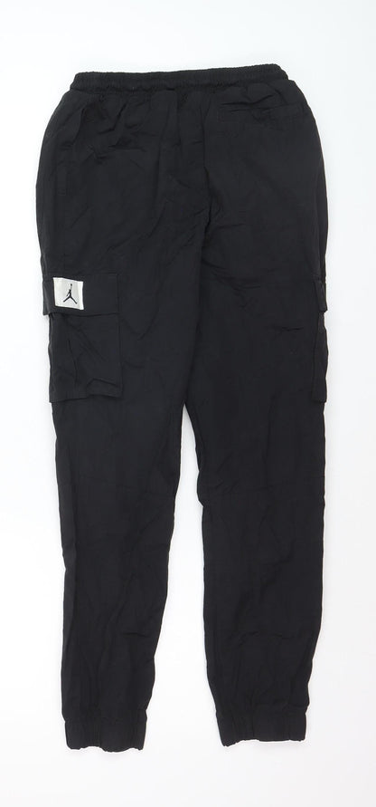 Jordan Boys Black 12-13 Years Jogger Activewear Trousers with Pockets