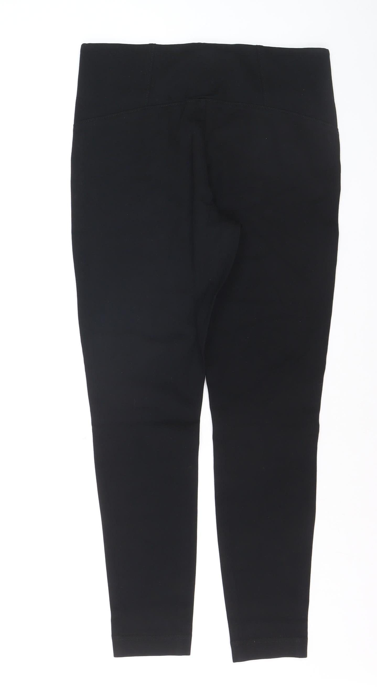 Marks and Spencer Women Black Size 14 Stretch High Rise Leggings