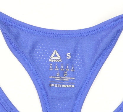 Reebok Women's Blue Speedwick Racerback Tank Top Size S