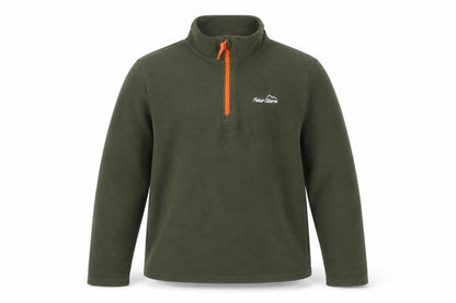 Peter Storm Boys Green Fleece 1/4 Zip Pullover Sweatshirt 10-11 Years