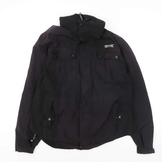 Regatta Men's Black Waterproof Parka Jacket L Outdoor Hiking