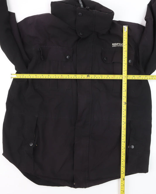 Regatta Men's Black Waterproof Parka Jacket L Outdoor Hiking