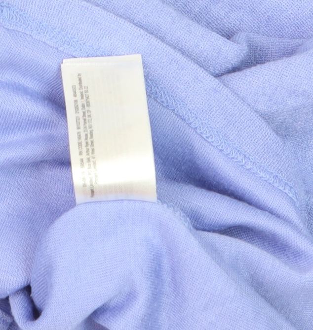 Primark Women’s Purple Cotton Cropped Button Cardigan Size S