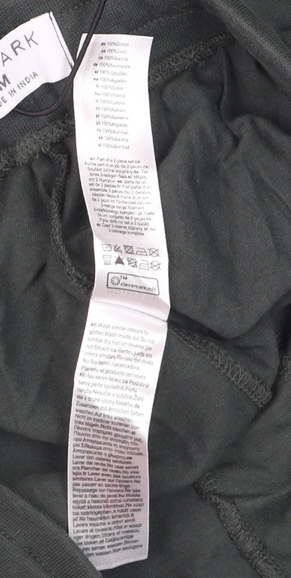 Primark Women's Black Cotton Jogger Style Leggings Size M