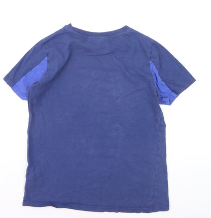 Marks and Spencer Boys Blue Global Gamer Graphic T-Shirt 12-13 Years