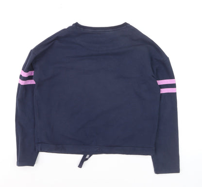 Marks and Spencer Girls Blue Harry Potter Hogwarts Long Sleeve T-Shirt 10-11 Years
