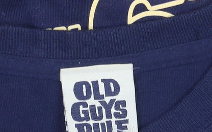 Old Guys Rule Men's Navy 19th Hole Challenge Cotton T-Shirt Size M