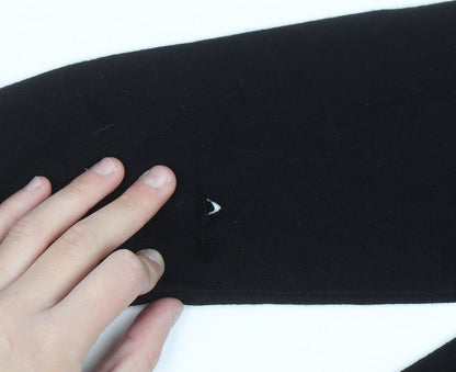 Zara Women Black Roll Neck Long Sleeve Pullover Jumper Size 12