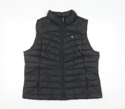 Reaktiv x Oti Mabuse Men's Black Puffer Waistcoat Size L Lightweight