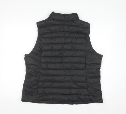 Reaktiv x Oti Mabuse Men's Black Puffer Waistcoat Size L Lightweight