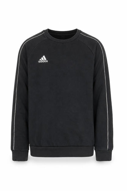 Adidas Mens Black Crew Neck Pullover Sweatshirt Size L