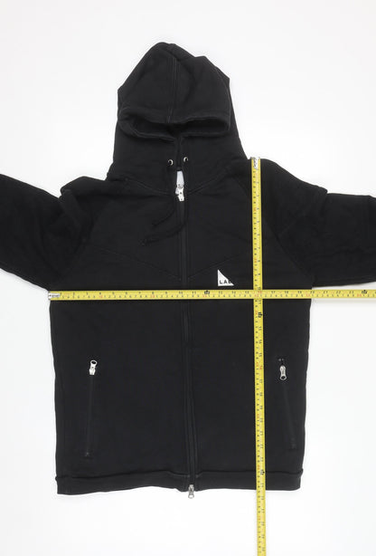Labrum Men's Black Full Zip Hoodie Size M Cotton Fleece
