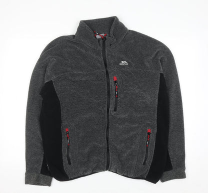 Trespass Men's Grey XL Full Zip Fleece Sweatshirt Outdoor Hiking Top