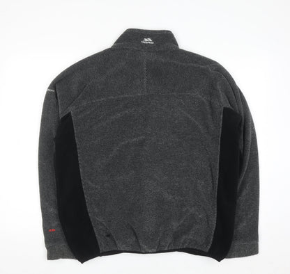 Trespass Men's Grey XL Full Zip Fleece Sweatshirt Outdoor Hiking Top