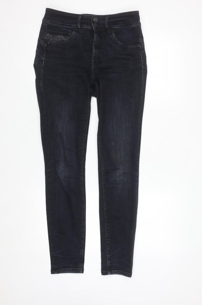 Salsa Women’s Black Skinny Jeans Size 9 Mid Rise Stretch Denim