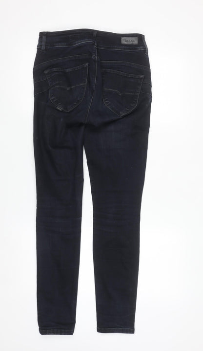 Salsa Women’s Black Skinny Jeans Size 9 Mid Rise Stretch Denim