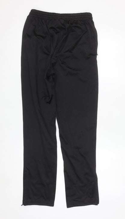 Slazenger Men's Black Track Pants Size S Quick Dry Polyester