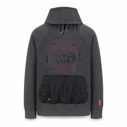 Kickers Boys Grey Pullover Hoodie 9-10 Years Cotton Blend Warm Casual