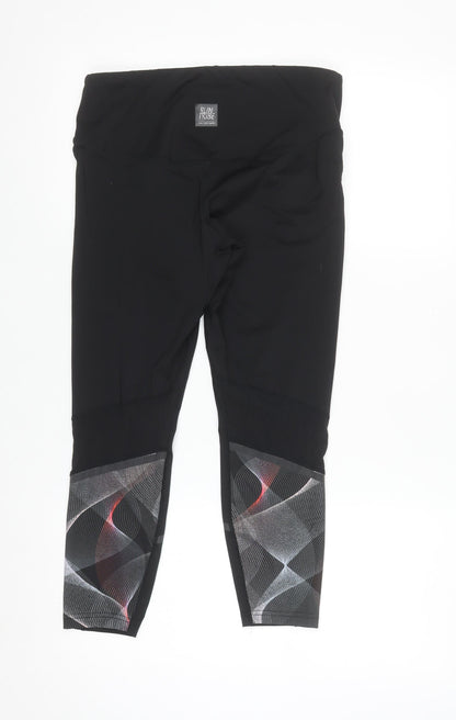 Energetics Women's Black Running Leggings Size 10 DRYPLUS