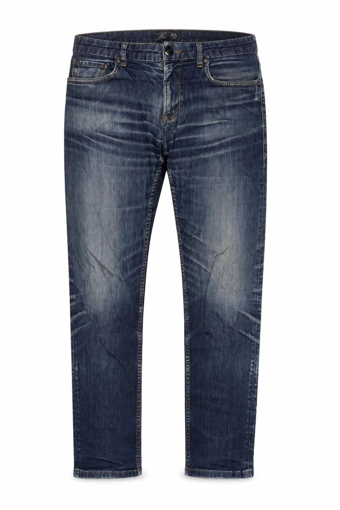 Paul Costelloe Men's Blue Straight Leg Denim Jeans W32 L32