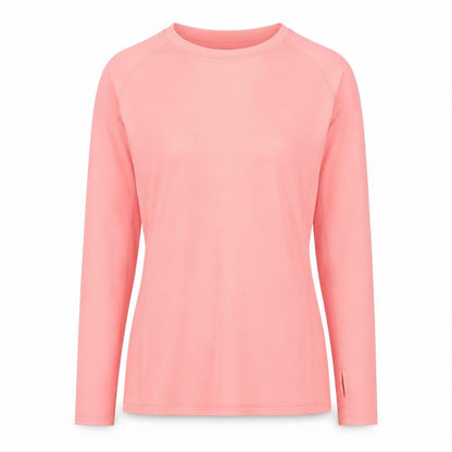 Dunnes Women's Pink Long Sleeve Active T-Shirt XS